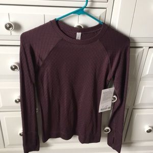Lululemon rest less pullover maroon burgundy